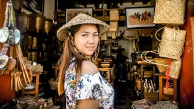 A Turkish Woman sell souvenirs