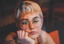 A girl thinking so much