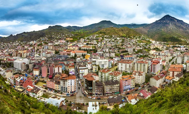 Gümüşhaneh City in Turkey