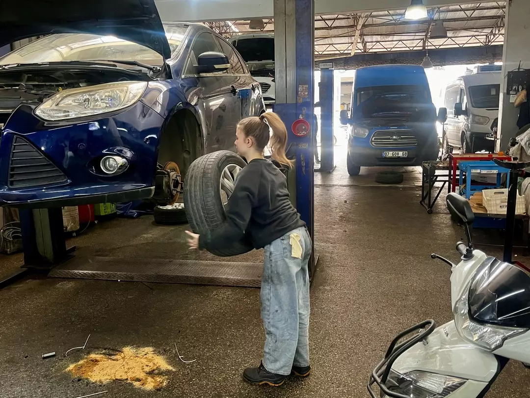 Female Auto Mechanic