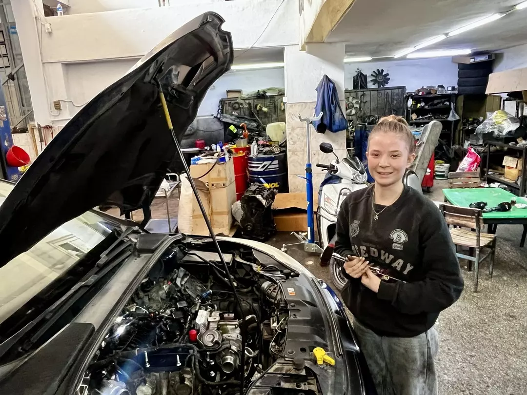 Female Auto Mechanic