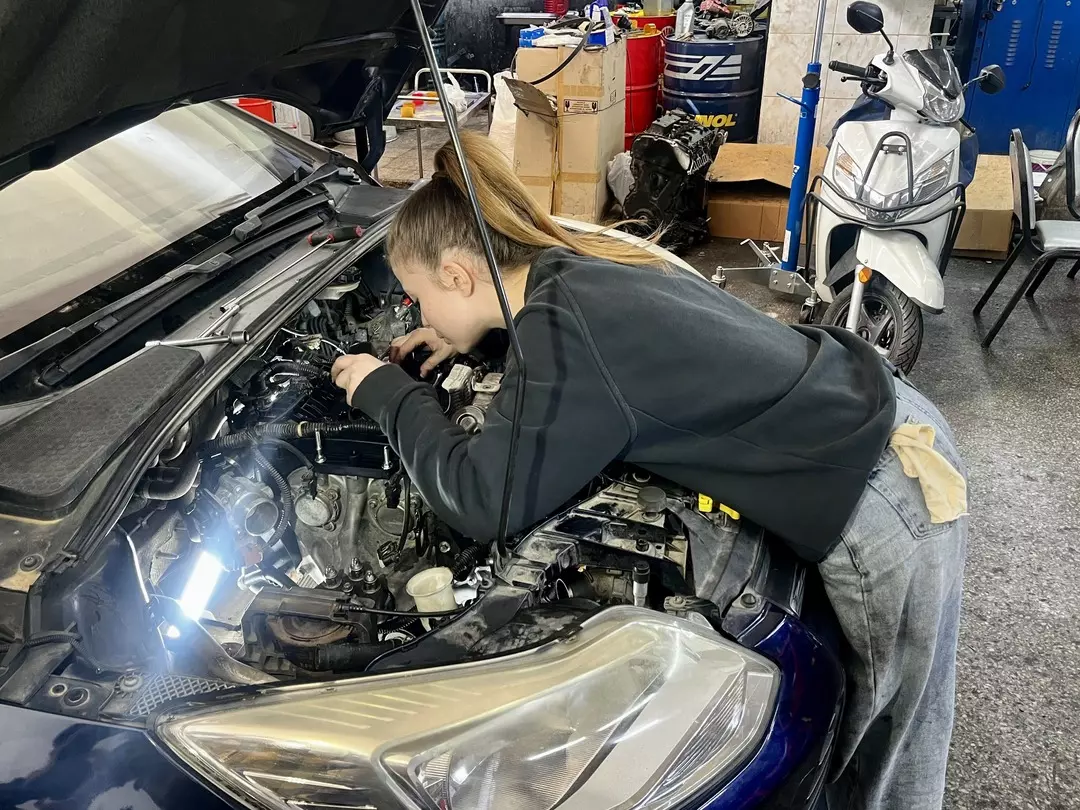 Female Auto Mechanic