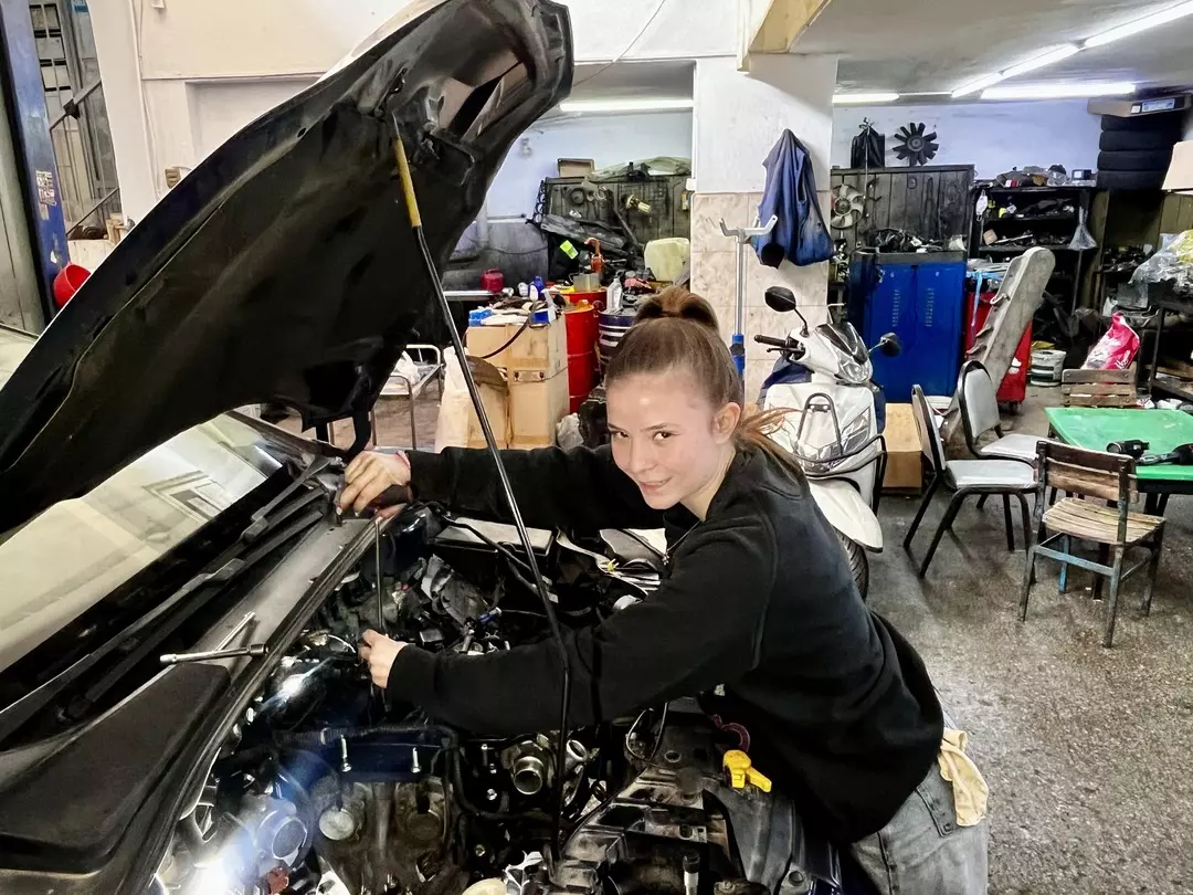 Female Auto Mechanic