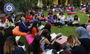 Ege University outdoor lectures
